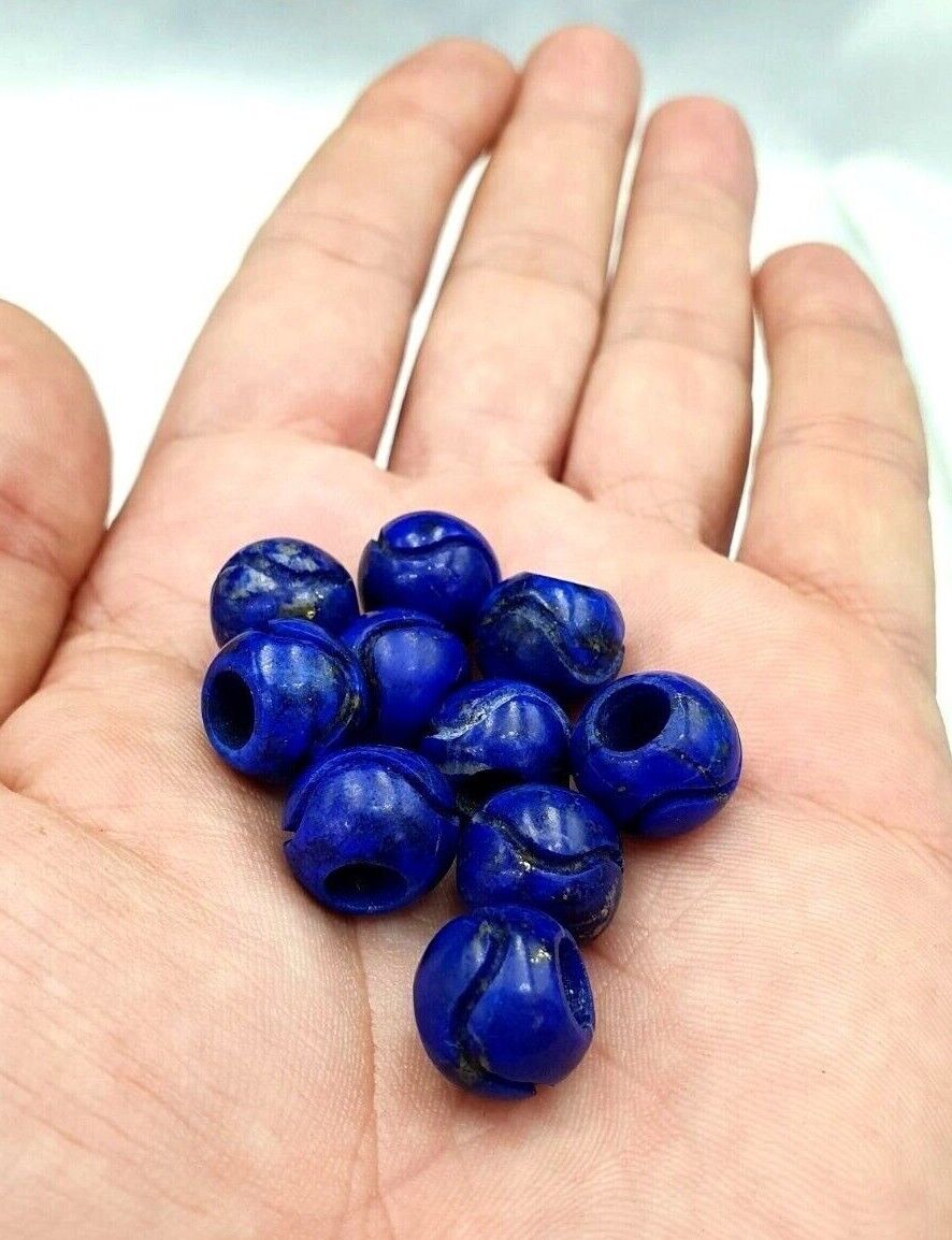 Lapis lazuli stone bead, Natural blue lapis stone, Bracelet