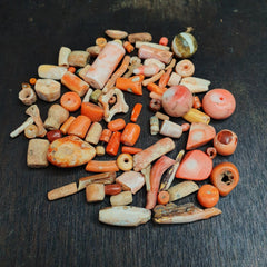 Coral Beads Lot antique 95 gram natural coral beads Coral Necklace